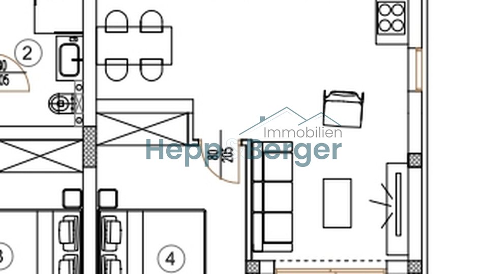 Stan, 54 m2, Prodaja, Pula